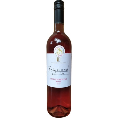 Vinárstvo Zsigmond Svätovavrinecké Rosé akostné suché ružové 2023 12,5% 0,75 l (čistá fľaša)