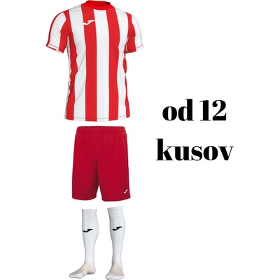 Joma Inter pre celé mužstvo od 12 ks červená biela počet ks v sadě 12 hráčskych setov