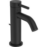 Ideal Standard Ceraline Nuovo - Смесител за умивалник със сифон, BlueStart, копринено черно BD758XG (BD758XG)