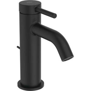 Ideal Standard Ceraline Nuovo - Смесител за умивалник със сифон, BlueStart, копринено черно BD758XG (BD758XG)