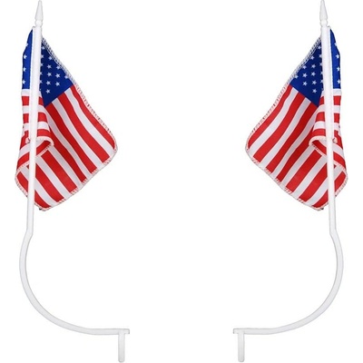 FOSCO Vlajka USA s úchyty na SPZ pár