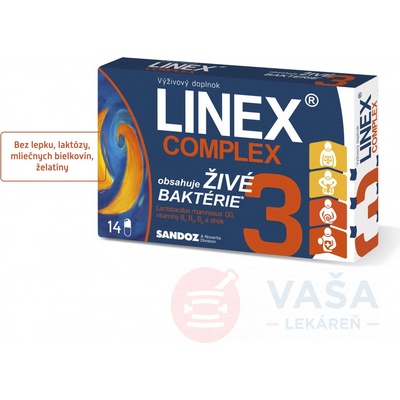 Sandoz Pharmaceuticals Linex Complex 14 kapsúl
