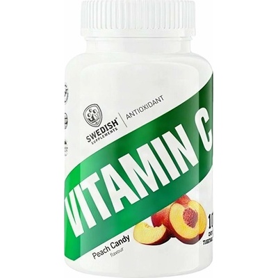 Swedish Supplements Vitamin C Peach 100 chewable tabliet