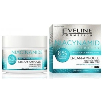 Eveline Cosmetics cream-ampoule niacinamide ДНeВЕН/НОЩЕН КРЕМ ЗА ЛИЦЕ - РЕДУЦИРАНЕ НА НЕСЪВЪРШЕНСТВАТА