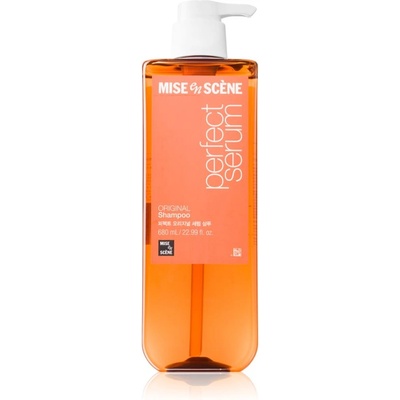 mise en scene Perfect Serum Original Shampoo възстановяващ шампоан за блясък и мекота на косата 680ml