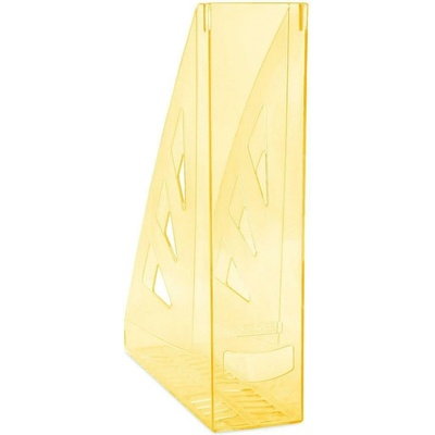 Stojan na časopisy Office Products A4/70 mm, transparentní oranžový