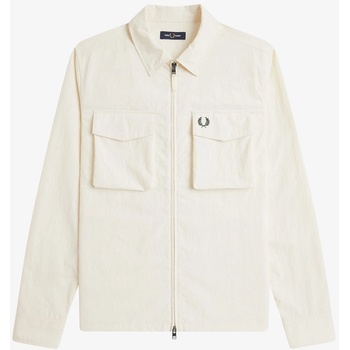 Fred Perry Fred RpstpZip Ovrsht Sn62 - Ecru 560