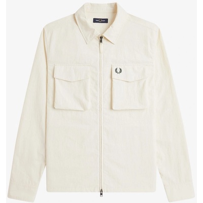 Fred Perry Fred RpstpZip Ovrsht Sn62 - Ecru 560