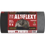 Alufix Торба за боклук alufix 35l 28 микрона алуфлексен черен 15 броя msz35aluflexyuninew (msz35aluflexyuninew)