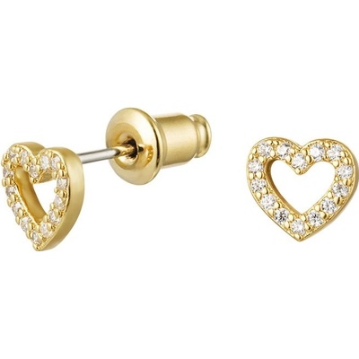ORNAMENTI Pozlacené náušnice Zirconia dots gold OOR800011