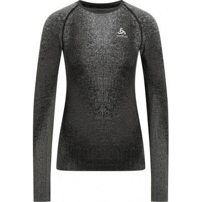 Odlo Дамско синтетично термобельо Odlo Women's BL Top Crew Neck L/S Perf. Warm Blackcomb Synthetic base layer - Black - размер XL (114-3617-0115)