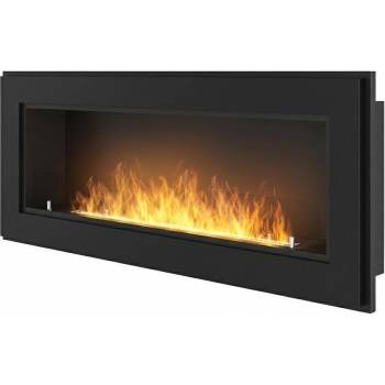 SIMPLEfire Frame 1200 matt black + glass
