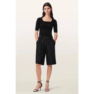 AllSaints тениска тип пуловер дамска с вискоза CRUZ HALLY TOP (W038KF)