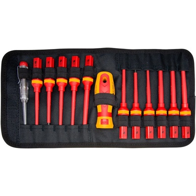 Topmaster Professional ИЗОЛИРАНИ ОТВЕРТКИ К-Т 13 БР vde 1000 v topmaster (3800972005495)
