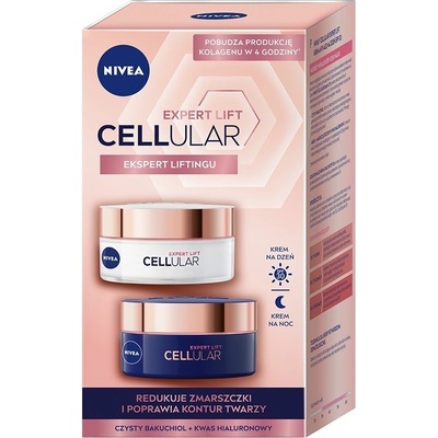 Nivea Cellular Expert Lift set anti-age denní krém SPF30 50 ml + anti-age noční krém 50 ml