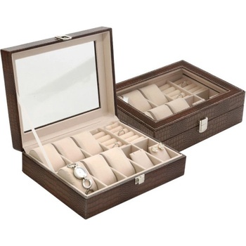 JKBox šperkovnice SP 1814 A21 tmavě hnědá