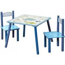 Bhome Dětský stůl s stoličkami DINO