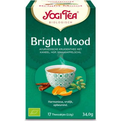 Yogi Tea čaj Bright Mood Dobrá nálada 17 x 2,0 g