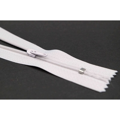 Nedeliteľný jemný plastový špirálový zips (veľkosť číslo 3) rôzne farby - dĺžka 12 cm - 60 cm 40 cm Svetlosivá 1