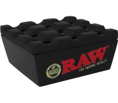 RAW Kovový popolník čierny