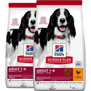 Hill's Hill s Science Plan Canine Adult Medium Chicken 2 x 14 кг