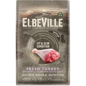 ELBEVILLE храна за възрастни кучета от всички породи Fit and Slim Condition с прясна пуйка 4kg (94-12744)