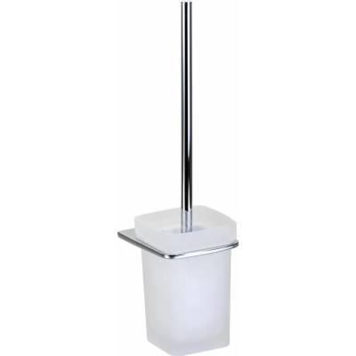 Kielle Vega WC štětka s držákem na stěnu matné sklo chrom 40518000