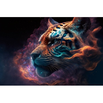 DIMEX ART Флизелинов фототапет тигрова глава 375 x 250 см