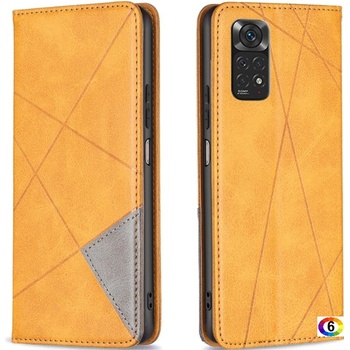 Xiaomi Redmi Note 12S 4G Rhombus Texture Magnetic Wallet Кожен Калъф и Протектор
