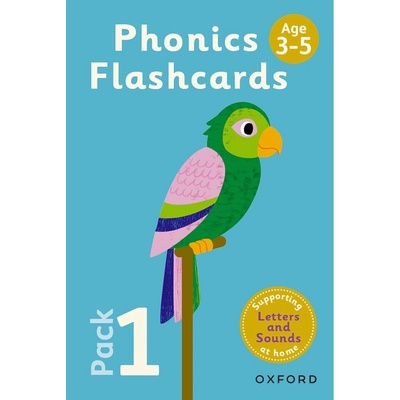 Letters and Sounds Phonics Flashcards Pack 1 kartičky v angličtině