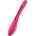 Satisfyer Elastic Joy - вибратор за двойки - гъвкав, акумулаторен, червен