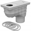 Chuděj Kanalizačná vpusť spodná D110 šedá