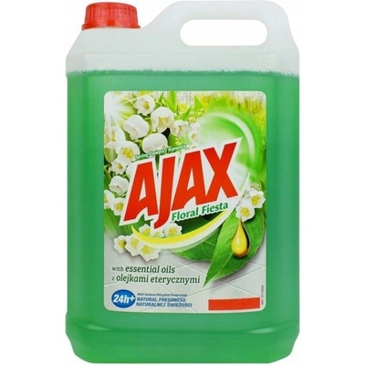 Ajax Floral Fiesta Konvalinka Univerzálny čistiaci prostriedok na podlahy 5 l zelený