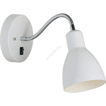 Nordlux - Настенна лампа CYCLONE 1xE14/15W/230V бяла (NX0785)