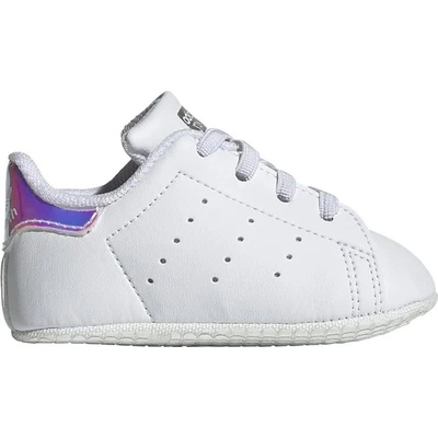 Обувки за прохождане Adidas Originals Stan Smith CRIB trainers - White (Ftwr White / Ftwr White / Silver Met. )
