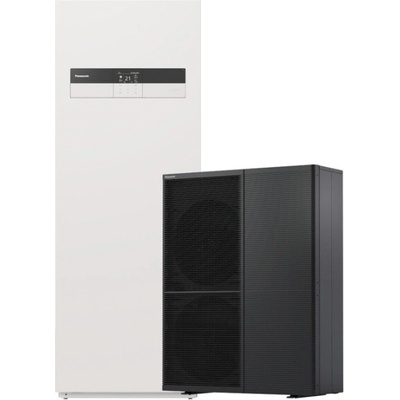 Panasonic Aquarea M-gen AiO hydrosplit (nádrž 185l) (spirála 9kW) T-CAP ADC/WXG R290 400V/230V 9kW