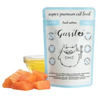 GUSSTO Cat Fresh Salmon čerstvý losos 85 g