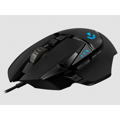 Logitech Геймърска мишка logitech - logite-mouse-g502-hero-bk (logite-mouse-g502-hero-bk)