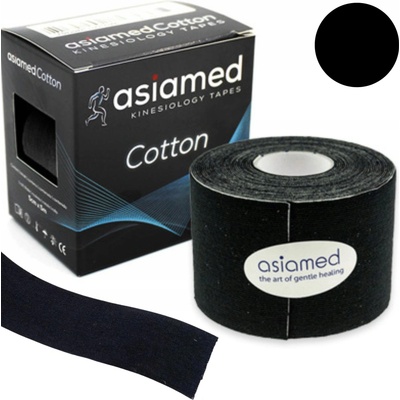 Asiamed Kineziologická páska black 5 cm x 5 m