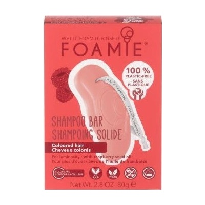 Foamie Shampoo Bar The Berry Best Tuhý šampon s přirozeným pH 80 g