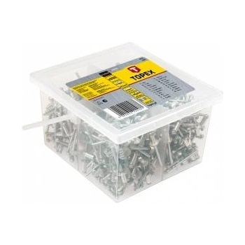 Topex Комплект алуминиеви нитове 4.0 х 10 мм 800 бр