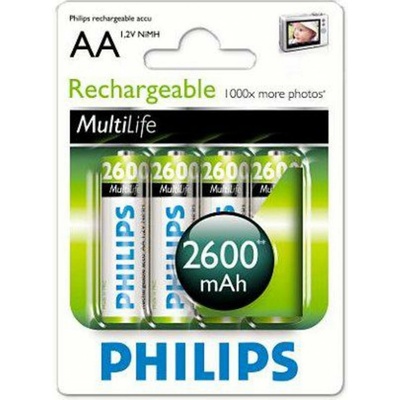 Philips AA 2600mAh 4ks R6B4B260/10 – Zbozi.Blesk.cz