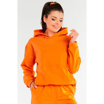 InfiniteYou Woman's Sweatshirt M248 oranžová červená