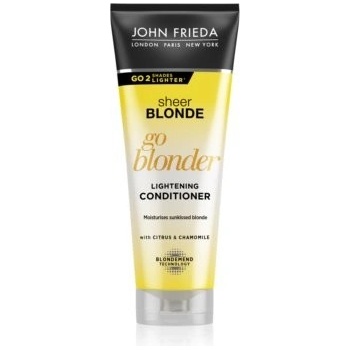 John Frieda Sheer Blonde Go Blonder zesvětlující kondicionér pro blond vlasy 250 ml