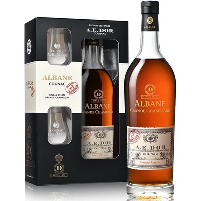 A.E. Dor Famille Reserve Albane 40% 0,7 l (dárkové balení 2 sklenice)