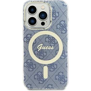 GUESS GUHMP15SH4STB iPhone 15 6.1" blue hardcase IML 4G MagSafe (GUHMP15SH4STB)