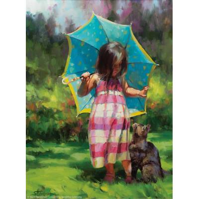 SunsOut - Puzzle The Teal Umbrella - 500 piese