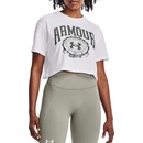 Under Armour Ua Collegiate Crest Crop Ss 1379402 Biela