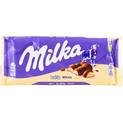 Milka Bubbly bílá čokoláda 90 g