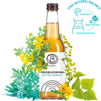 Bala21 Probiodrink Bitter Herbal Kombucha с пробиотици 330 мл